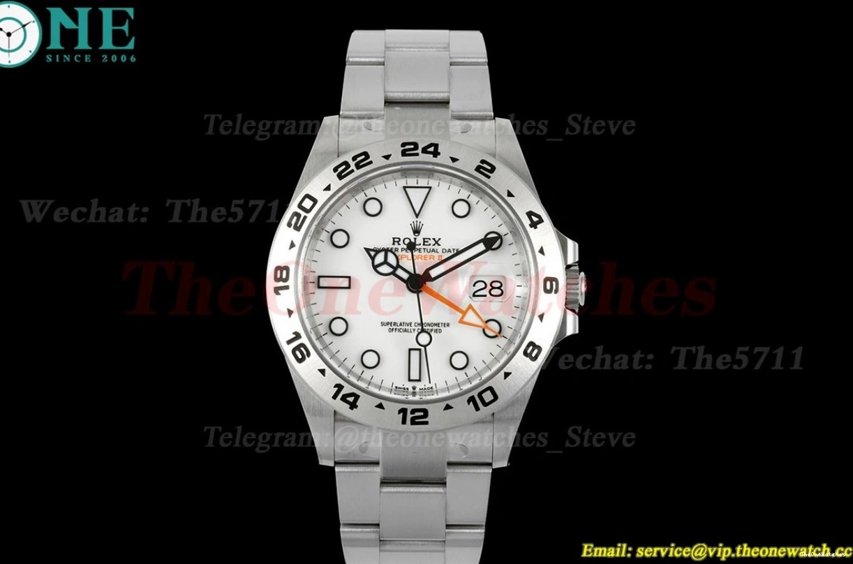 Clean Explorer DD3285 Clone II White SS Dial 226570 SS 42mm Super 1227